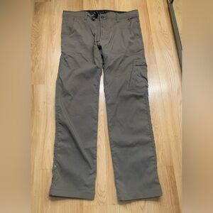 Prana Stretch Zion Slim Straight Fit in Mud size 33X30